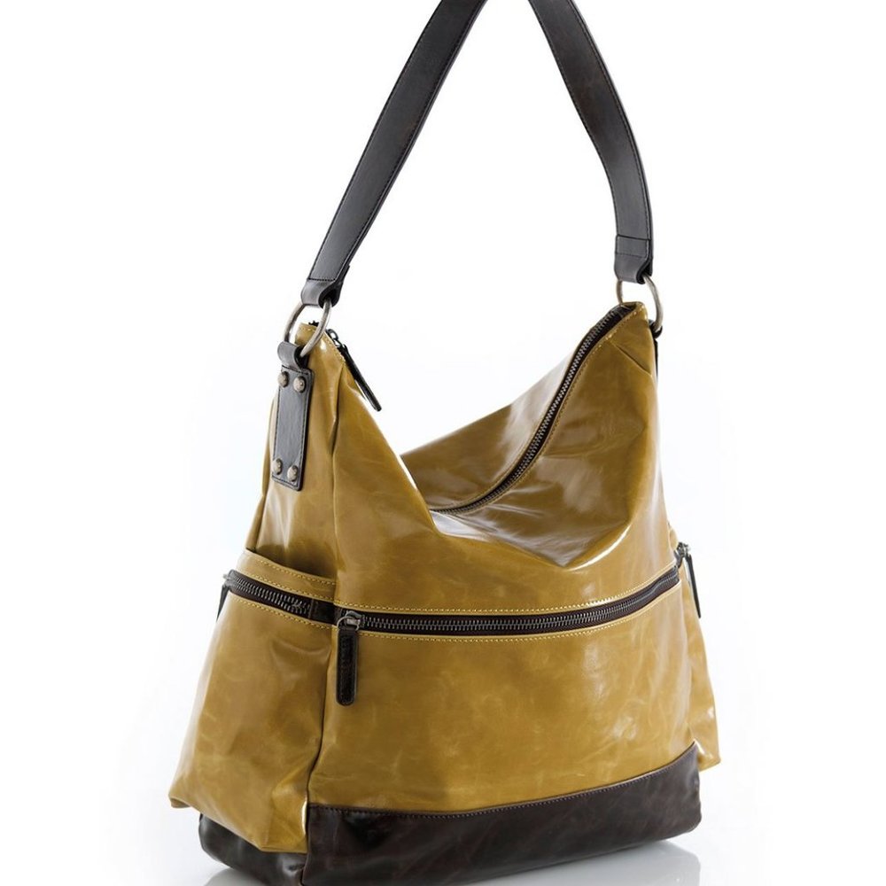 Harper Vegan Hobo Bag - Mustard